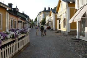 Porvoo. Vanalinna vaiksed tänavad