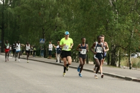 Helsinki City Marathon. Vaatluspunkt 1. Eliitgrupp