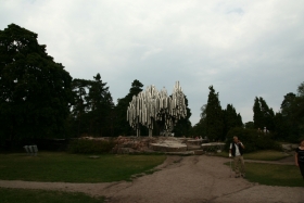 Helsinki. Sibeliuse monument