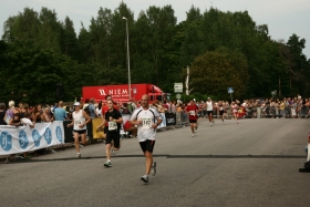 Helsinki City Marathon. Finiš