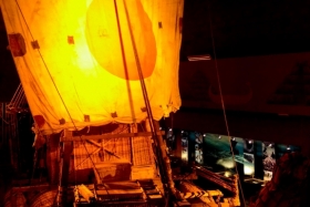 Kiirkorras Kon-Tiki muuseumist läbi. Papüüruslaev Ra-II