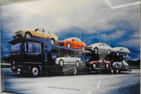 München. BMW Museum. A Mercedes Can Also Bring Driving Pleasure