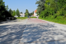 Dachau. KZ-Gedenkstätte. Vaade vanale koonduslaagri alale