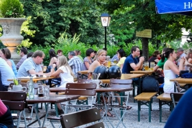 München. Alter Botanischer Garten. Õllenurgake