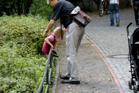 Berliin. Zoologischer Garten. Paps tuli põnnile järele.