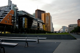 Berliin. Vaade Potsdamer Platz'ile.