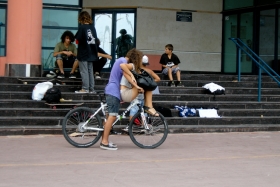 Cannes. Kohalikud noored.