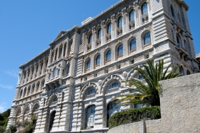 Monaco. Musée Océanographique de Monaco. Vaade mere poolt.