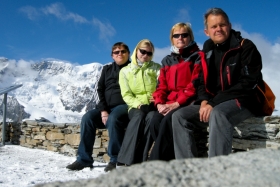 Gornergrat. Aussichtsplattform (3131 m). Ühispilt.