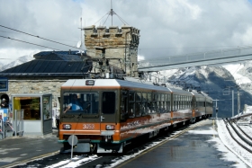 Gornergrat (3089 m). Gornergrat Bahn.