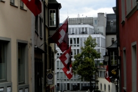 Zürich. Rahvuslus Šveitsi moodi.