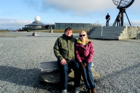 Nordkapp. Jõudsime ka gloobuse juurde. Kõige turistikamas põhjatipus nüüd käidud :)