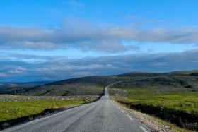 Nordkapp. Lahkumine põhjatipust. Tee viib taevasse