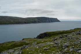 Skarsvåg. Eelmise päeva käigud on tegelikult näha.