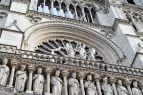 Cathédrale Notre Dame de Paris. Nullpunkt.