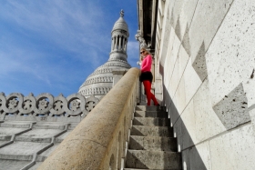 Basilique du Sacré-Cœur de Montmartre. Laskumine.