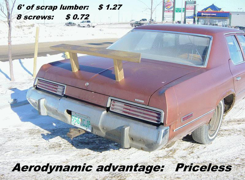 Redneck aerodynamics
